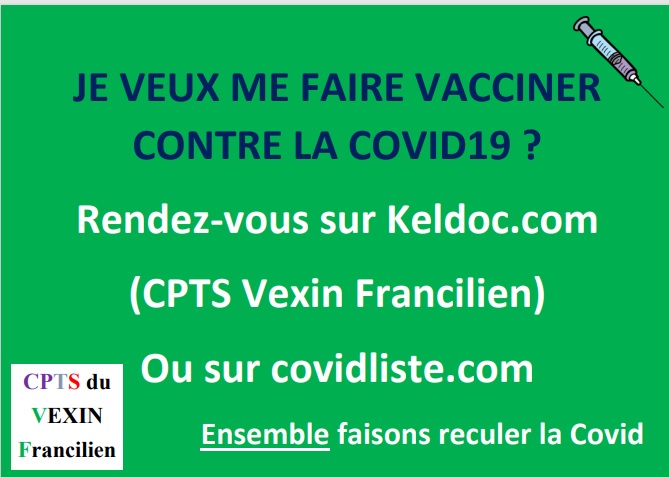 affiche verte vaccinnation